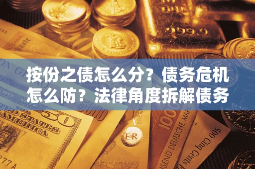武汉按份之债怎么分？债务危机怎么防？法律角度拆解债务分配与风险自保指南