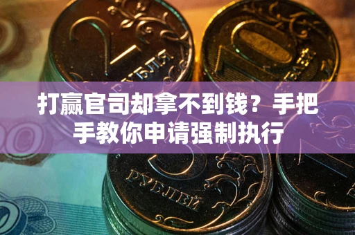 武汉打赢官司却拿不到钱？手把手教你申请强制执行