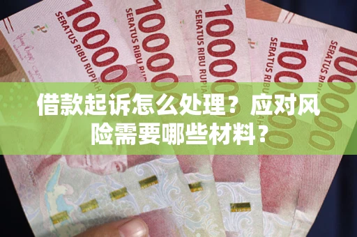 武汉借款起诉怎么处理？应对风险需要哪些材料？