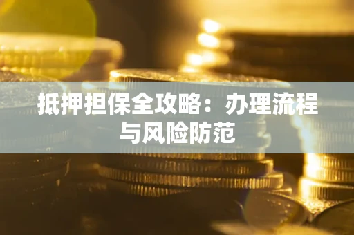 武汉抵押担保全攻略：办理流程与风险防范