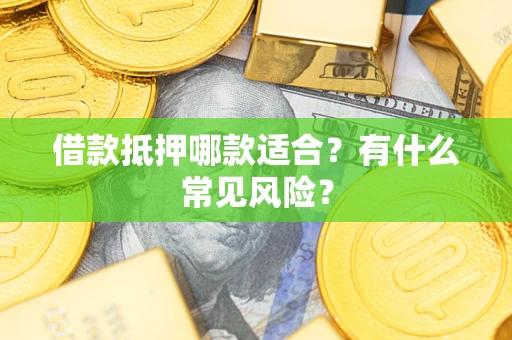 武汉借款抵押哪款适合？有什么常见风险？
