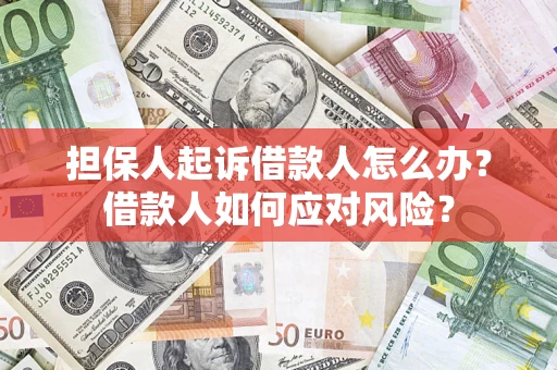 武汉担保人起诉借款人怎么办？借款人如何应对风险？
