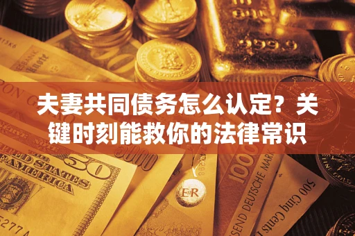 武汉夫妻共同债务怎么认定？关键时刻能救你的法律常识