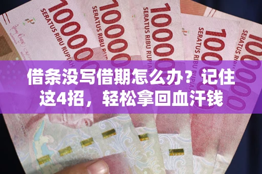 武汉借条没写借期怎么办？记住这4招，轻松拿回血汗钱